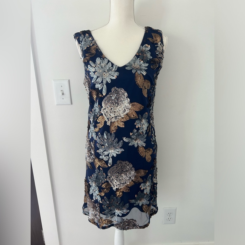ALYA Medium sequin floral dress